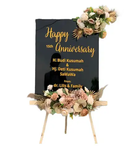 Papan Bunga Akrilik Merden